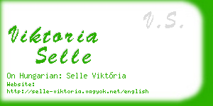viktoria selle business card